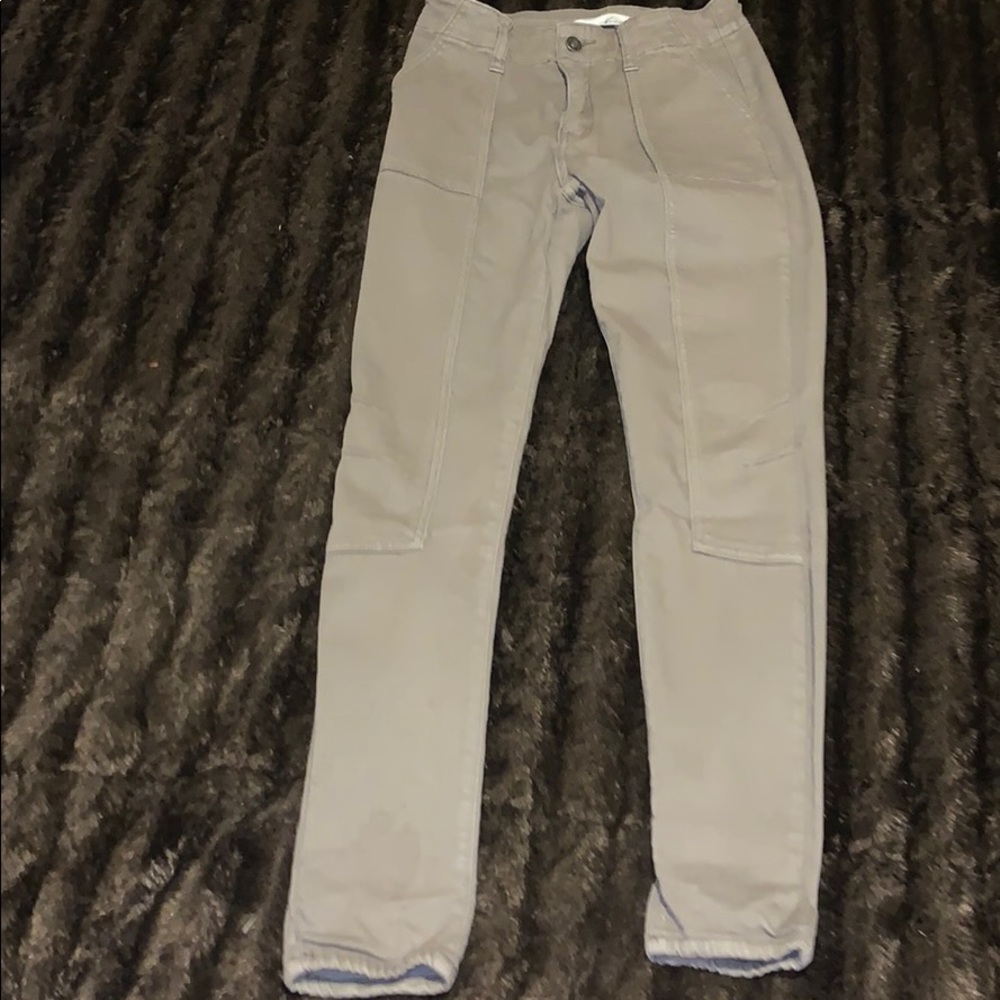 Olive green jeans